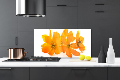 Nástenný panel  Oranžové kvety