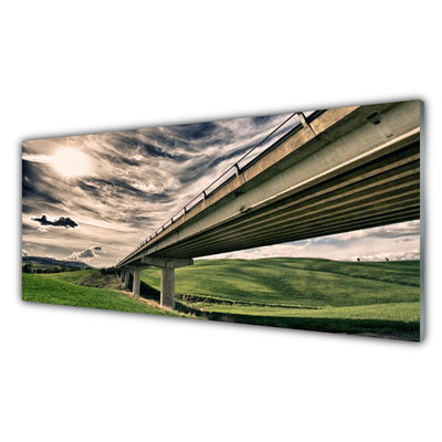 Nástenný panel  Diaľnica most údolie