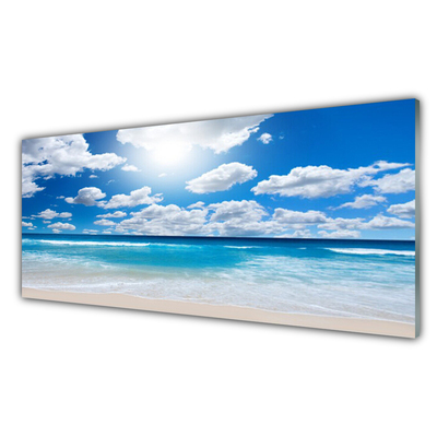 Nástenný panel  More pláž mraky príroda