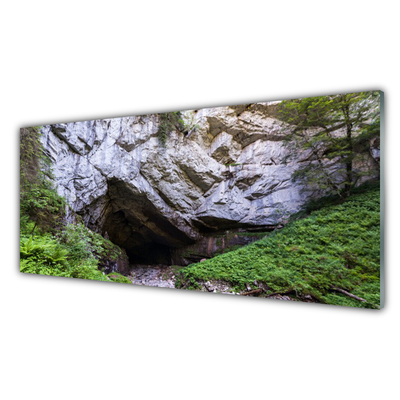 Nástenný panel  Hora jaskyňa príroda