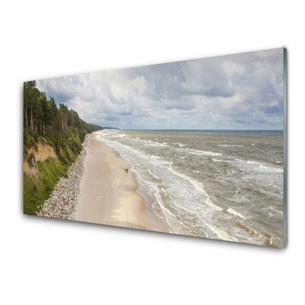 Nástenný panel  Pláž more strom príroda