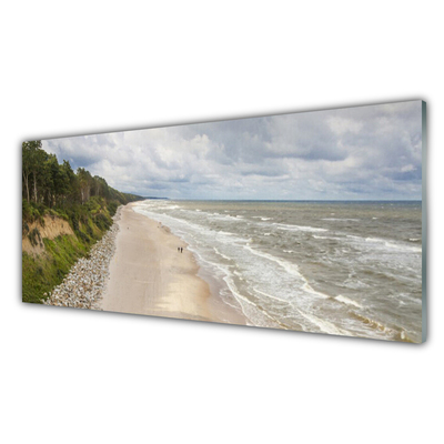 Nástenný panel  Pláž more strom príroda