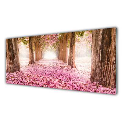 Nástenný panel  Strom ruže kvety príroda