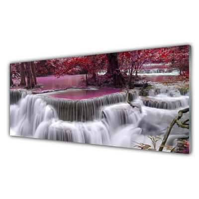 Nástenný panel  Vodopád góry príroda
