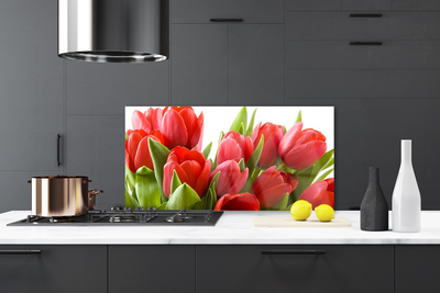 Nástenný panel  Tulipány kvety rastlina