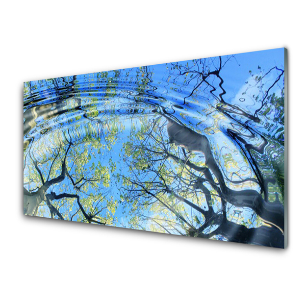 Nástenný panel  Voda stromy umenie