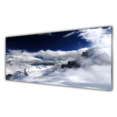Nástenný panel  Hora mraky príroda