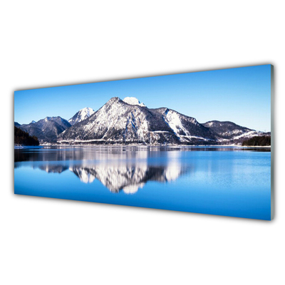 Nástenný panel  Jazero hory príroda
