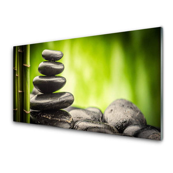 Nástenný panel  Bambus kamene umenie