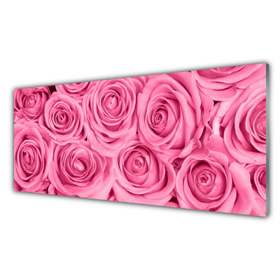 Nástenný panel  Ruže kvety rastlina
