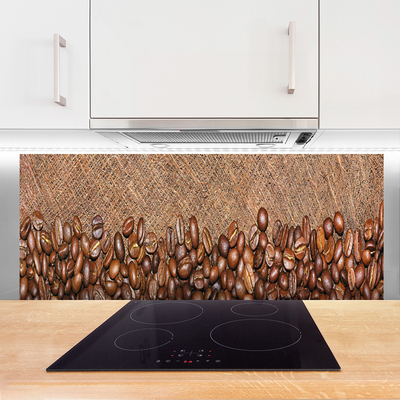 Nástenný panel  Káva zrnká kuchyňa
