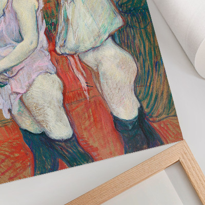 Poster na stenu Rue des Moulins (1894) maľba s vysokým rozlíšením od Henriho de Toulouse-Lautrec