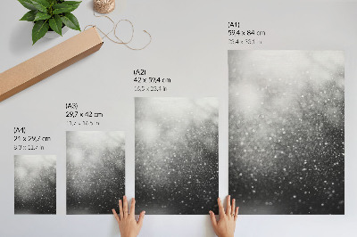 Poster na stenu Jemná svetlosivá bokeh jemnosť