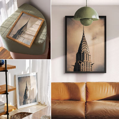 Poster na stenu Elegantná veža, vizuálna symetria a množstvo architektonických foriem