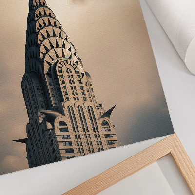 Poster na stenu Elegantná veža, vizuálna symetria a množstvo architektonických foriem