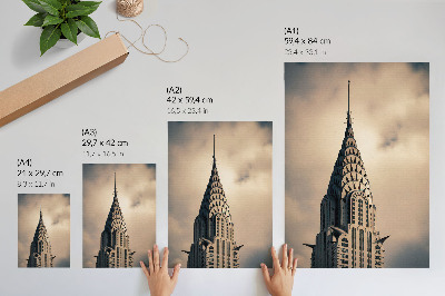 Poster na stenu Elegantná veža, vizuálna symetria a množstvo architektonických foriem