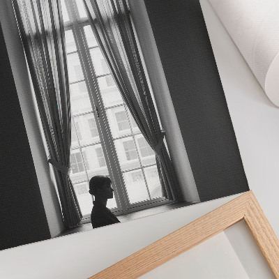 Plagát do obývačky Monochromatická hra svetla a tieňa