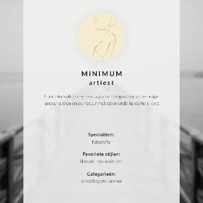 Plagát minimalistická krajina s čiernobielym mólom na pokojnej vode