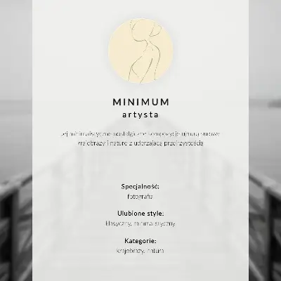 Plagát minimalistická krajina s čiernobielym mólom na pokojnej vode