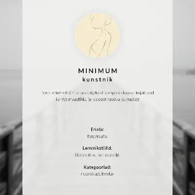 Plagát minimalistická krajina s čiernobielym mólom na pokojnej vode
