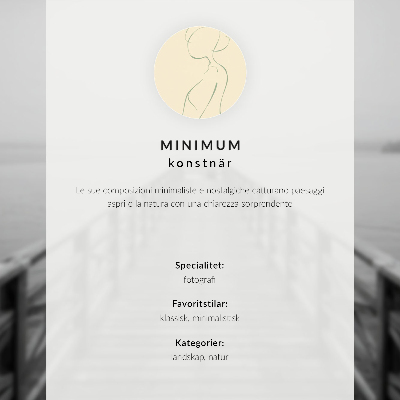 Plagát do obývačky Minimalistická krajina so stromom a lavičkou