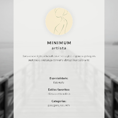 Plagát do obývačky Minimalistická krajina so stromom a lavičkou