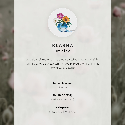 Plagát Pastelové vlčie maky romantická atmosféra jemné kvety