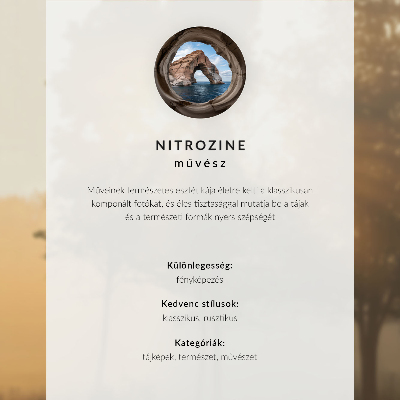 Plagát Inšpirácia pre teplé svetlo hmlistého úsvitu, stromy