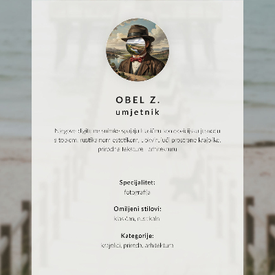 Plagát do obývačky Minimalistické mólo priamo do mora