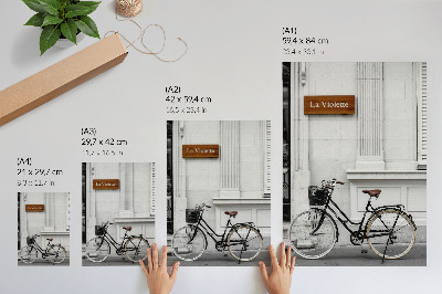 Poster na stenu Elegantný bicykel a klasická architektúra