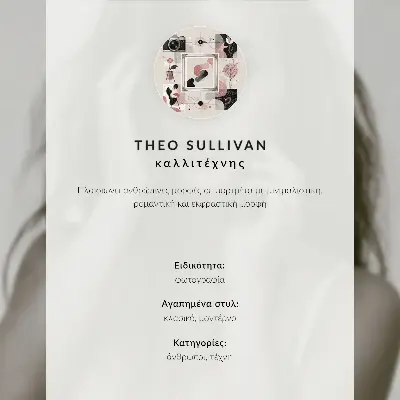 Plagát postava v prilbe v klasickom realistickom štýle