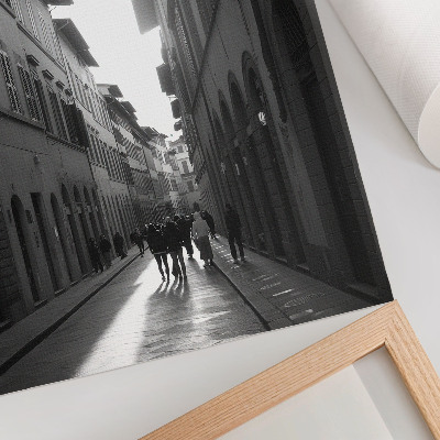 Poster na stenu Monochromatické čaro historickej ulice
