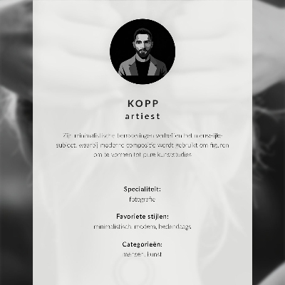 Plagát Monochromatická ruka na prázdnom pozadí