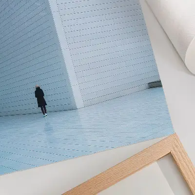 Plagát na stenu pôsobivá dekorácia s geometrickými vzormi