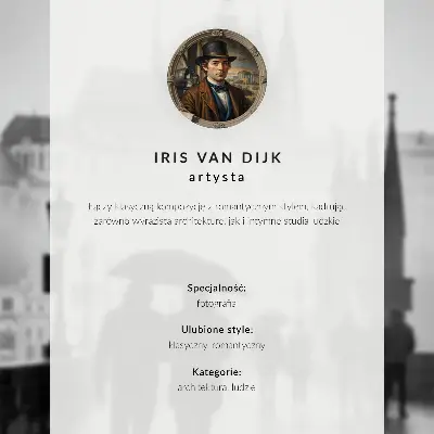 Plagát na stenu prechádzka páru v daždi v historickej architektúre