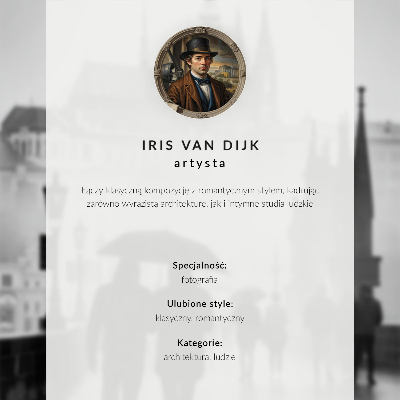 Poster na stenu Prechádzka v daždi historická architektúra pár