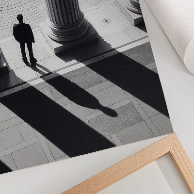 Plagát Tiene stĺpov minimalistickej architektúry