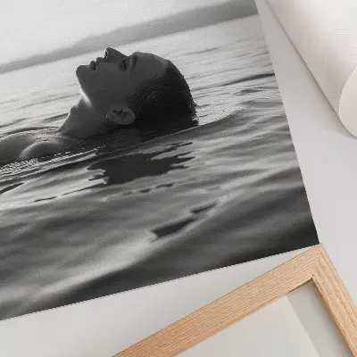 Poster na stenu čiernobiela estetika v minimalistickom a elegantnom štýle