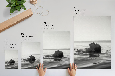 Poster na stenu Čiernobiela estetika, minimalistický štýl, elegancia