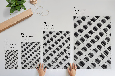 Plagát Minimalistická fasáda plná opakujúcich sa tvarov