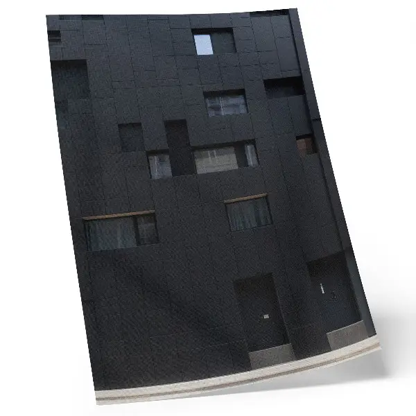 Plagát na stenu minimalistická fasáda s harmóniou geometrických tvarov