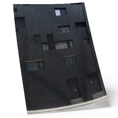 Plagát na stenu minimalistická fasáda s harmóniou geometrických tvarov