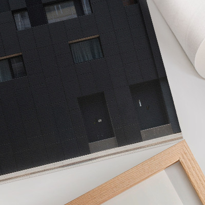 Poster na stenu Minimalistická fasáda, harmónia geometrických tvarov