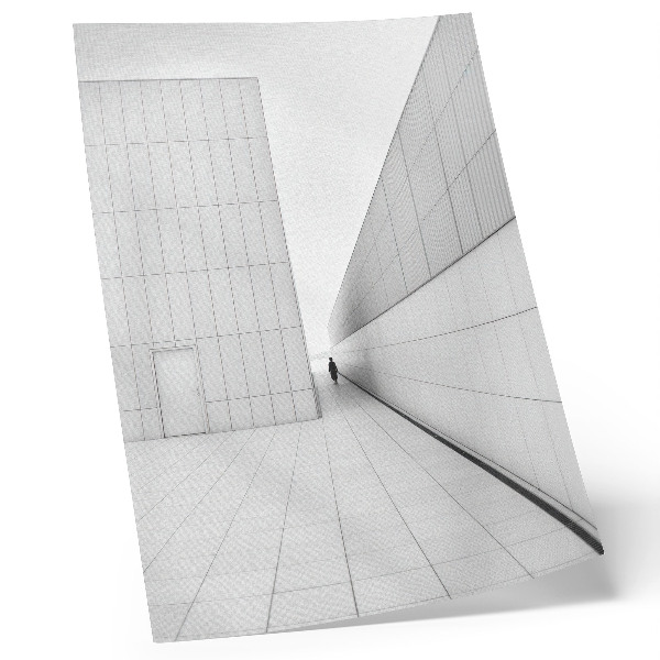 Poster na stenu Minimalistická geometrická architektúra
