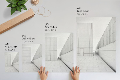 Poster na stenu Minimalistická geometrická architektúra
