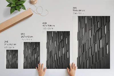 Plagát Grafitové geometrické tvary v modernom štýle