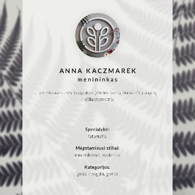 Plagát do obývačky Symetrické listy na svetlom pozadí