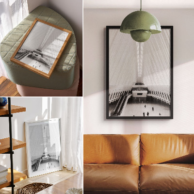 Poster na stenu Moderné línie interiéru s dynamickou kompozíciou, minimalizmus