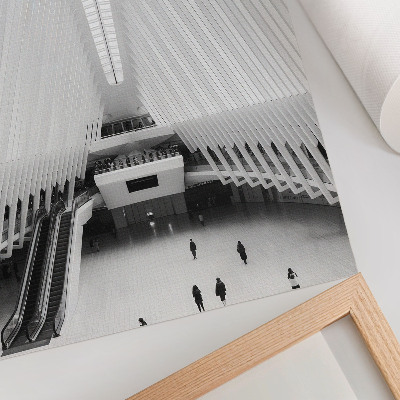 Poster na stenu Moderné línie interiéru s dynamickou kompozíciou, minimalizmus