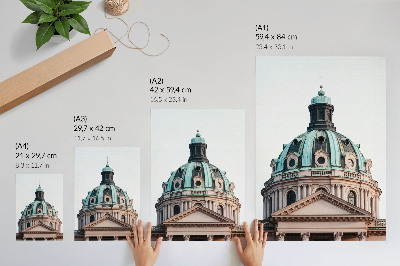 Poster na stenu Pôsobivé detaily kupoly klasickej architektúry